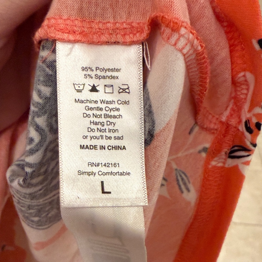 Floral Orange Hoodie - Picture 5 of 7